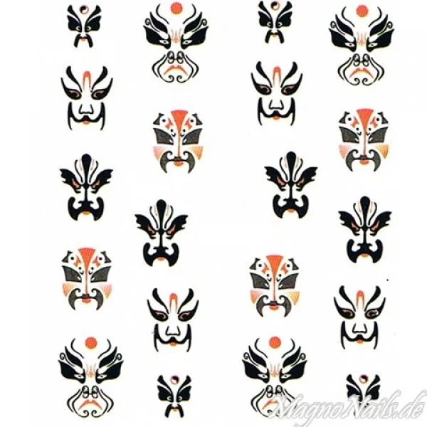 2D Nail Art One Stoke Sticker