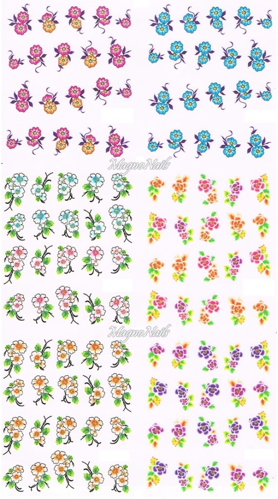 2D Nail Art Sticker