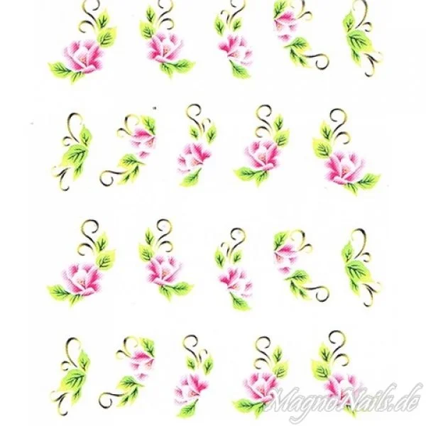 2D Nail Art One Stoke Sticker