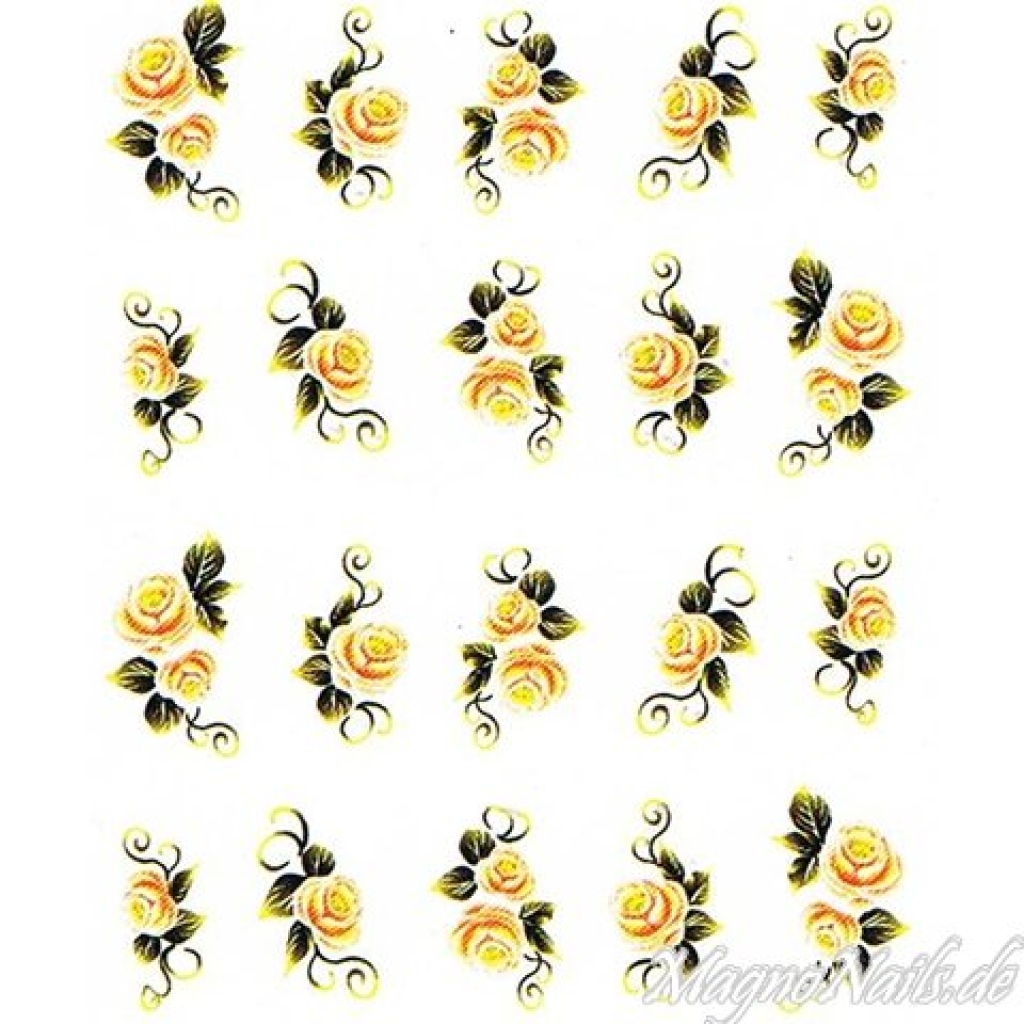 2D Nail Art One Stoke Sticker