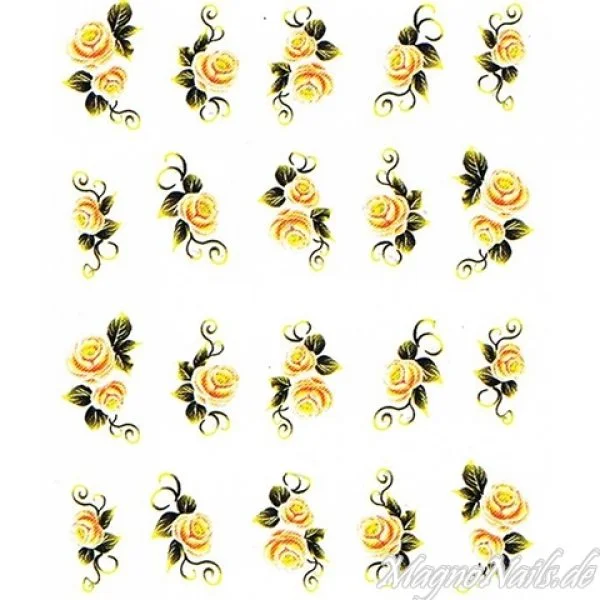 2D Nail Art One Stoke Sticker