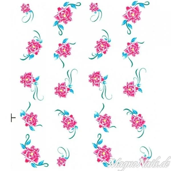 2D Nail Art One Stoke Sticker