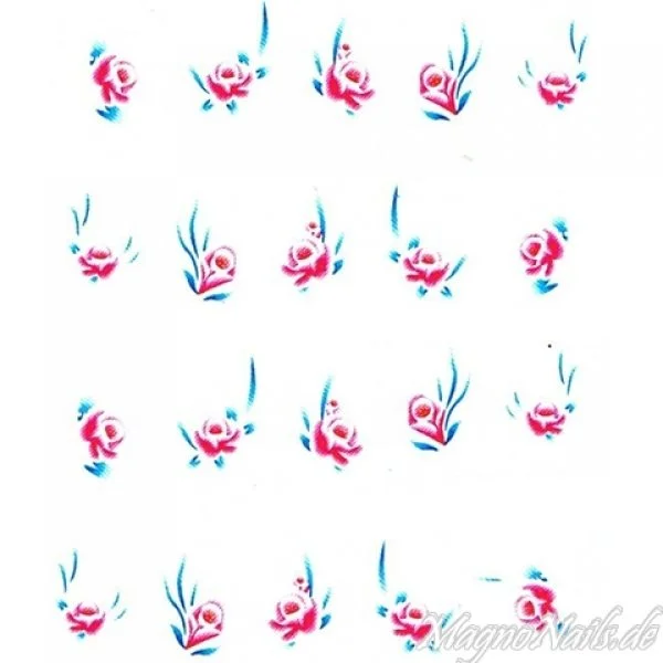 2D Nail Art One Stoke Sticker