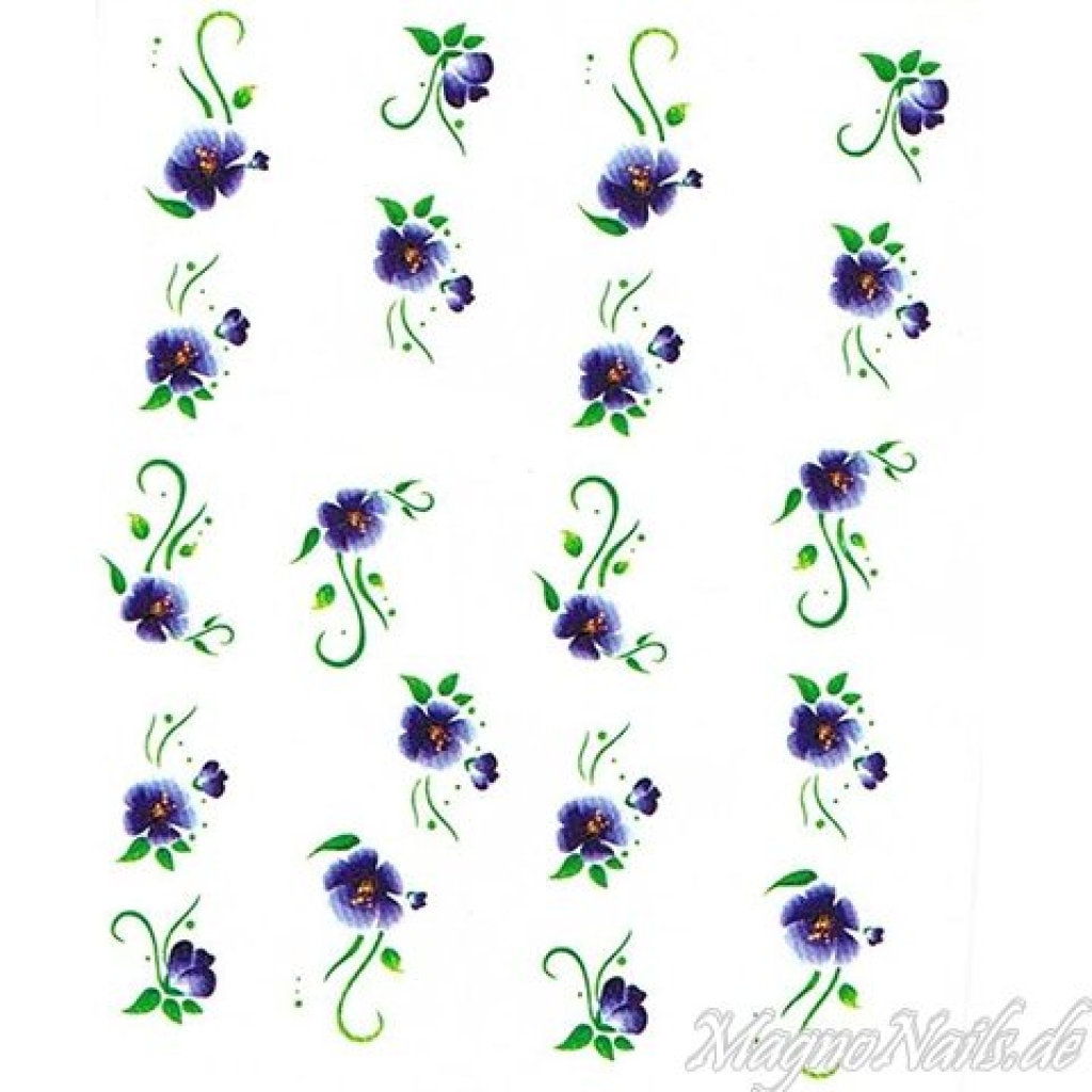2D Nail Art One Stoke Sticker