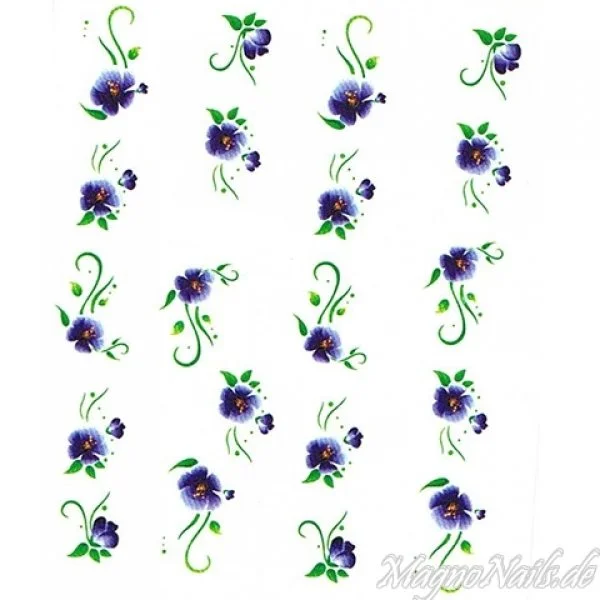 2D Nail Art One Stoke Sticker