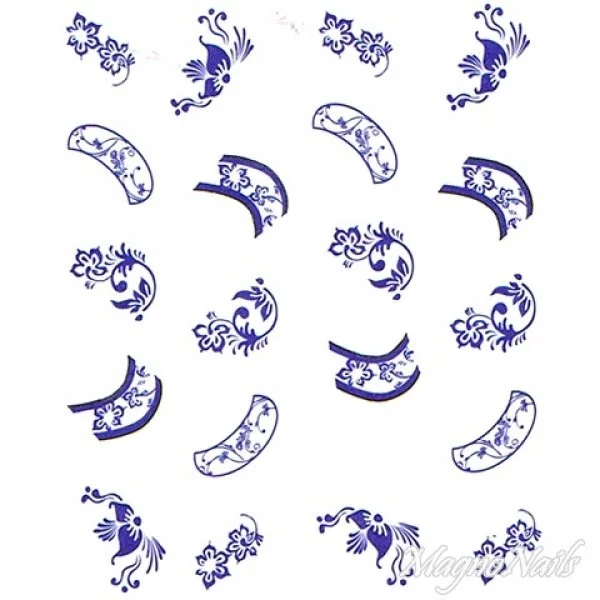 2D Nail Art One Stoke Sticker