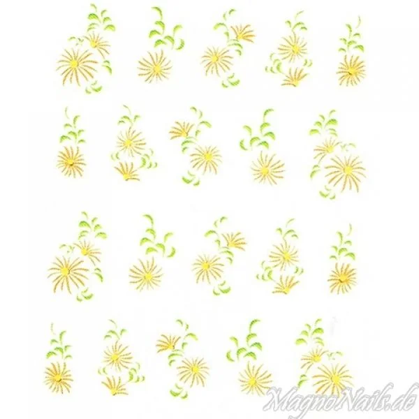 2D Nail Art One Stoke Sticker