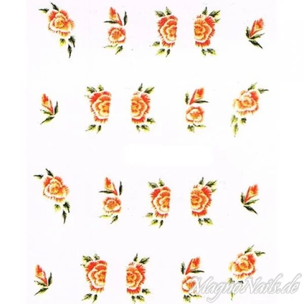 2D Nail Art One Stoke Sticker