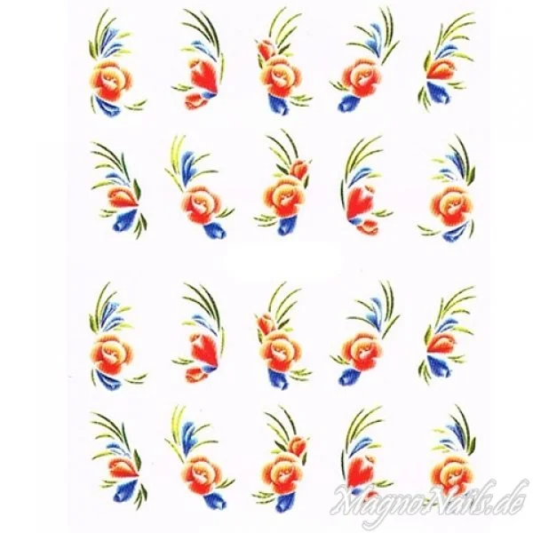 2D Nail Art One Stoke Sticker