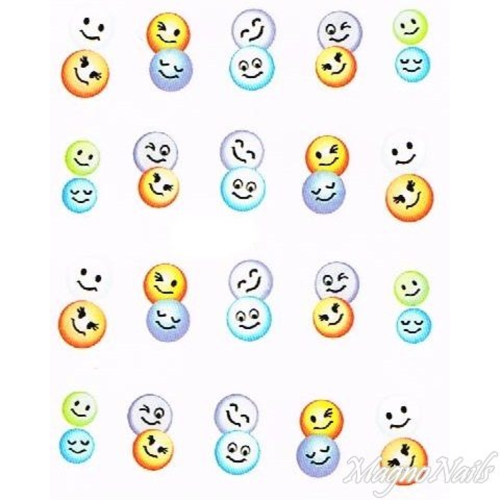2D Nail Art One Stoke Sticker