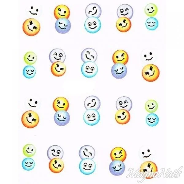 2D Nail Art One Stoke Sticker