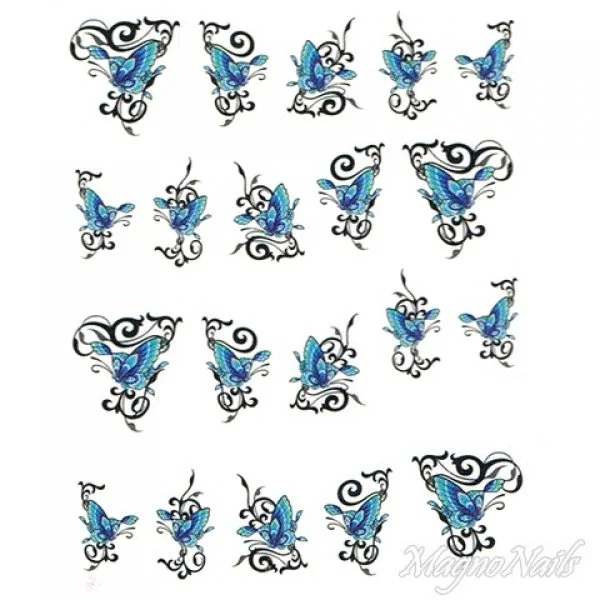 2D Nail Art One Stoke Sticker