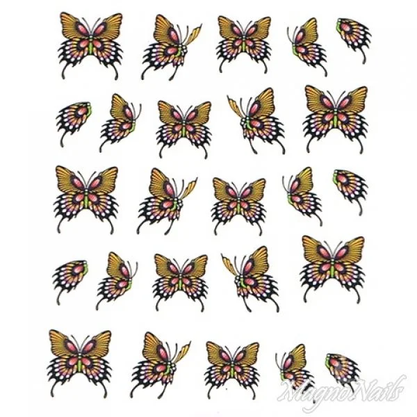 2D Nail Art One Stoke Sticker