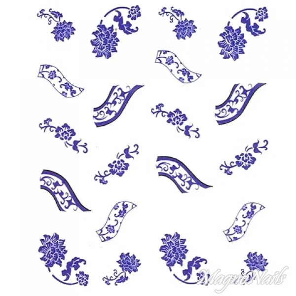 2D Nail Art One Stoke Sticker