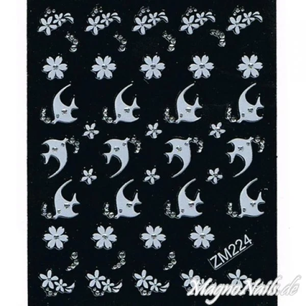 Nail Art 2D Sticker Nagelaufkleber Aufkleber Nageldesign Nägel selbstklebend Fische