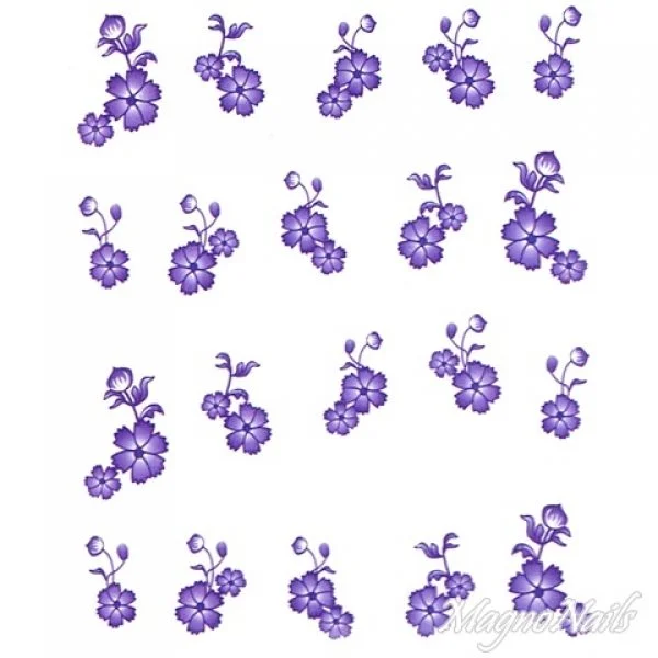 2D Nail Art One Stoke Sticker