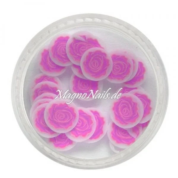 Einlegemotive - Fimo Shapes - Rosen pink Nail Art Nails Nagel Nögel Nailart