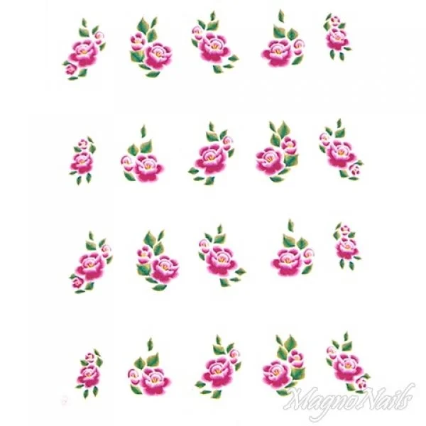 2D Nail Art One Stoke Sticker