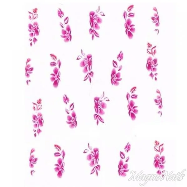 2D Nail Art One Stoke Sticker