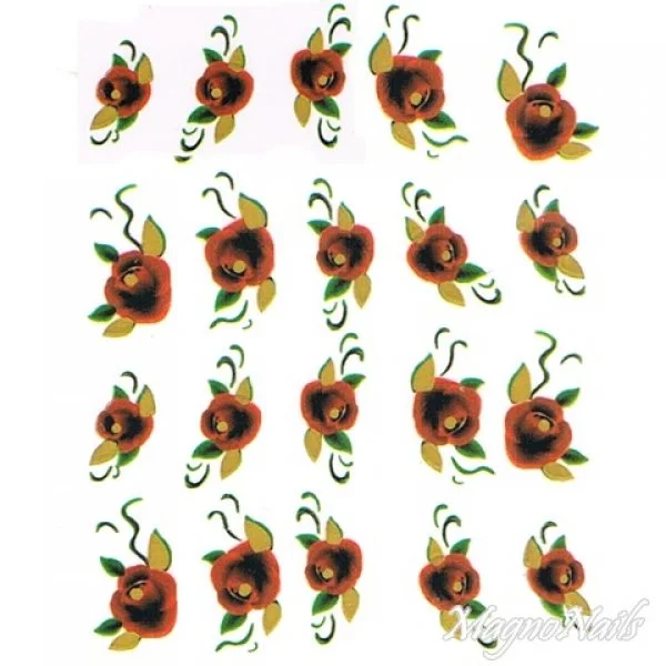 2D Nail Art One Stoke Sticker