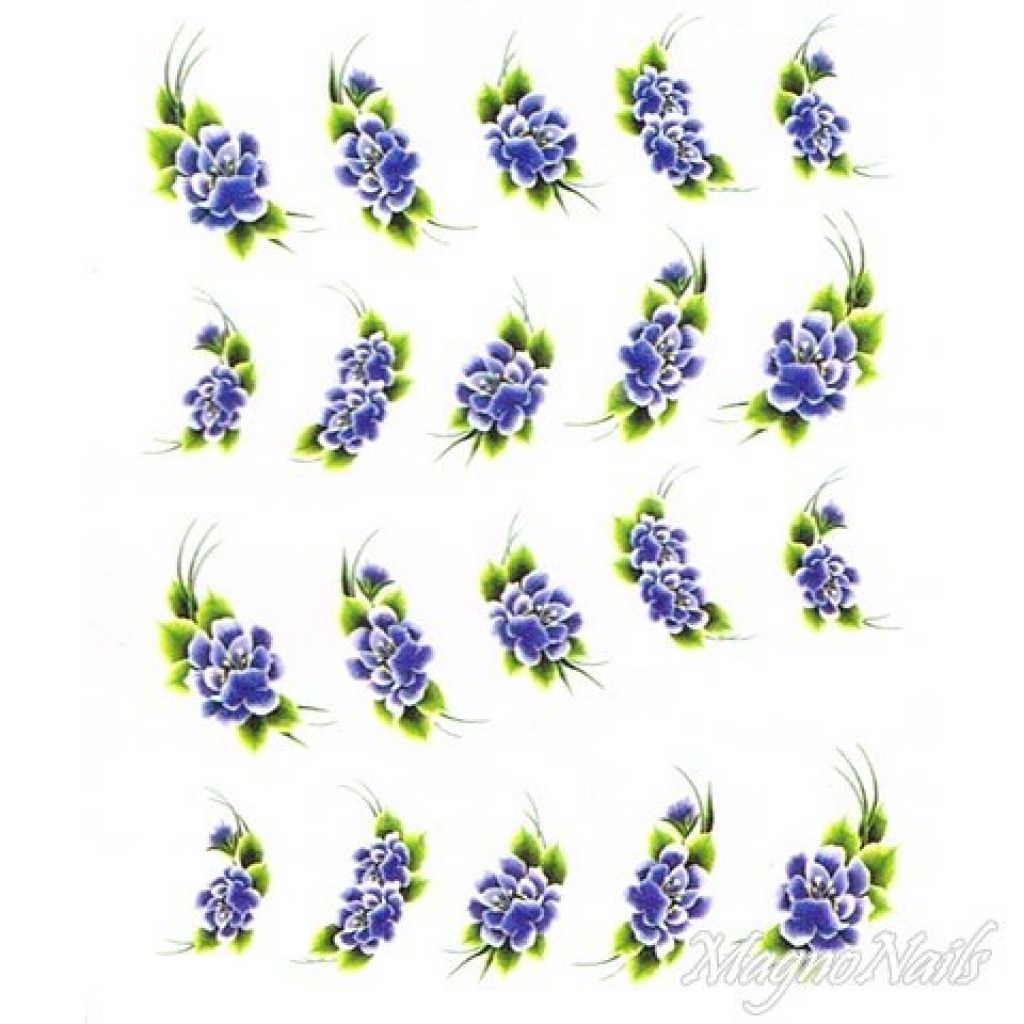 2D Nail Art One Stoke Sticker