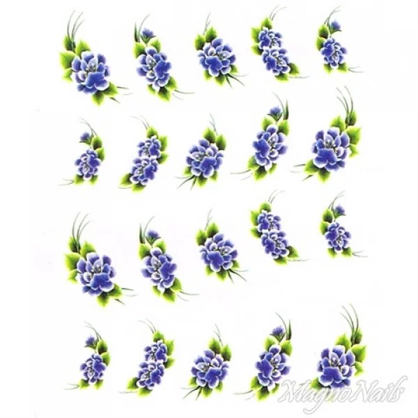 2D Nail Art One Stoke Sticker