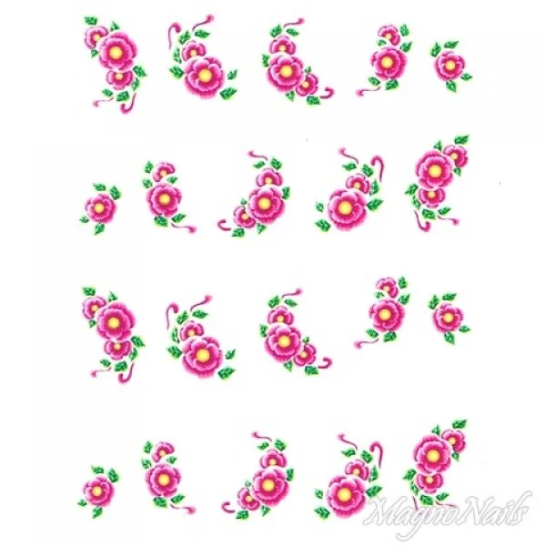 2D Nail Art One Stoke Sticker