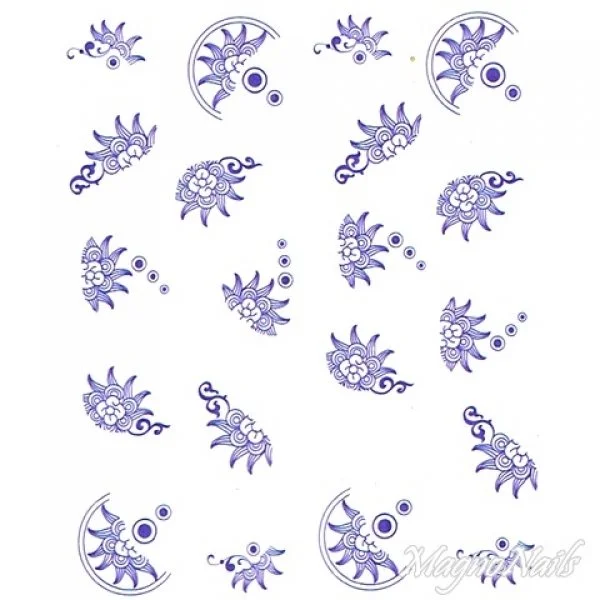 2D Nail Art One Stoke Sticker