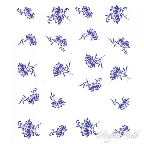 2D Nail Art One Stoke Sticker