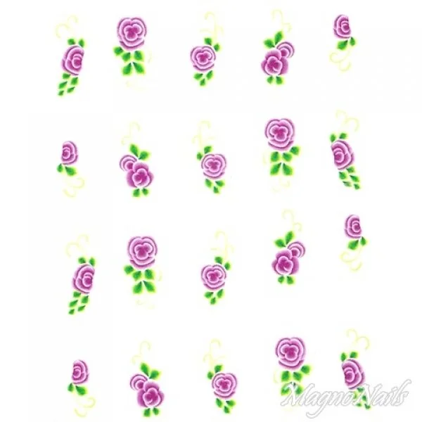 2D Nail Art One Stoke Sticker