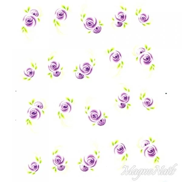 2D Nail Art One Stoke Sticker