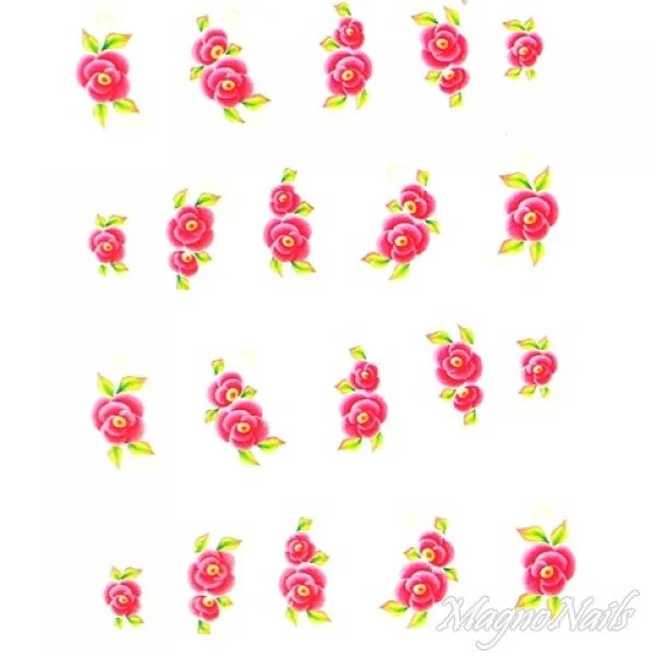 2D Nail Art One Stoke Sticker