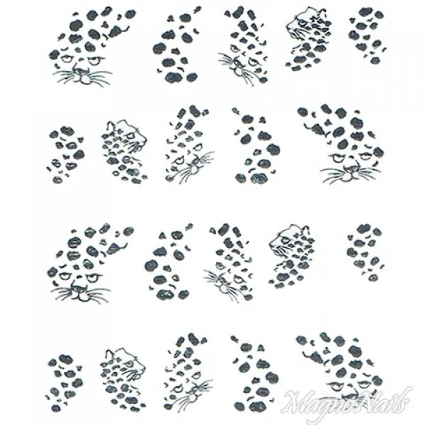 2D Nail Art One Stoke Sticker