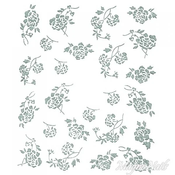 2D Nail Art One Stoke Sticker