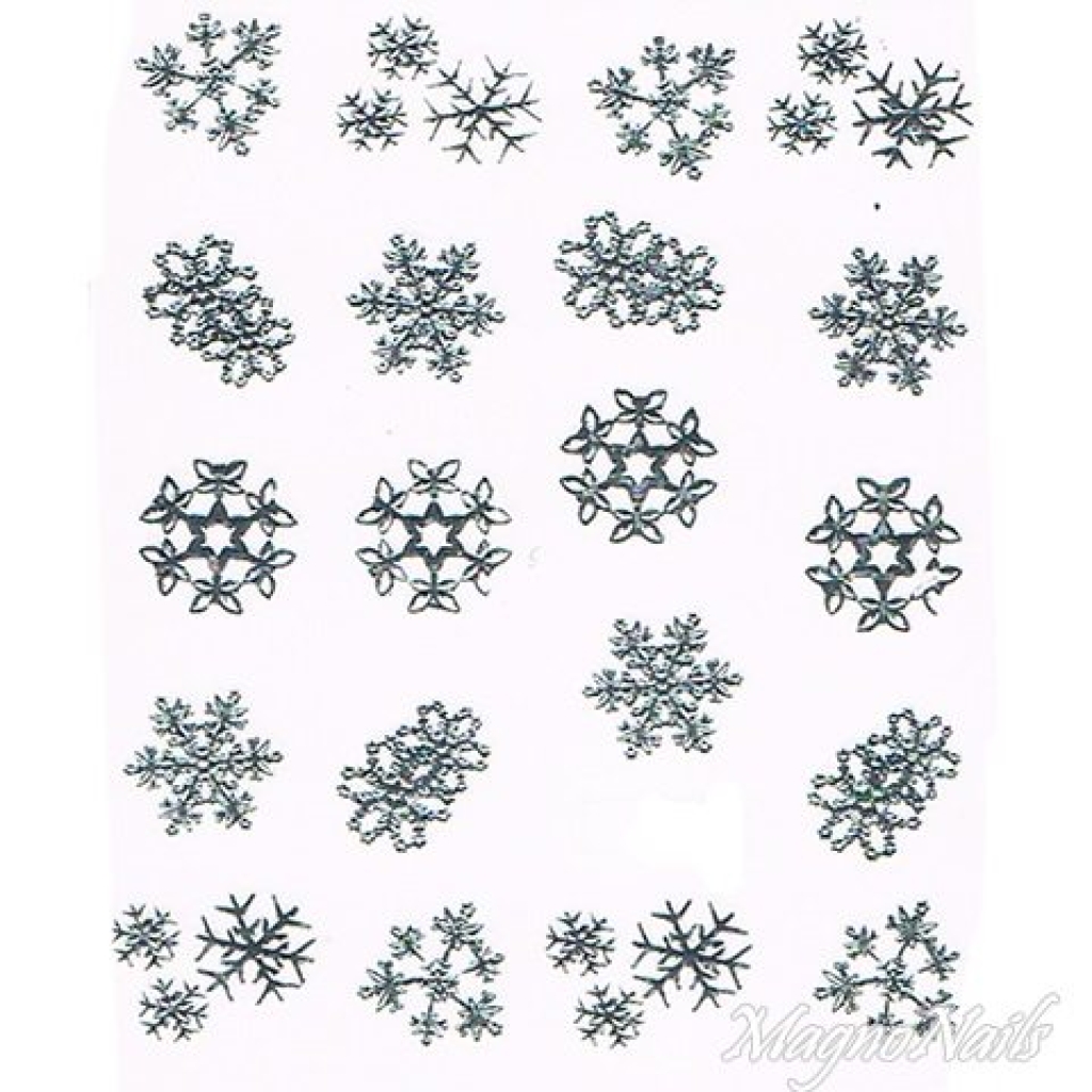 2D Nail Art One Stoke Sticker
