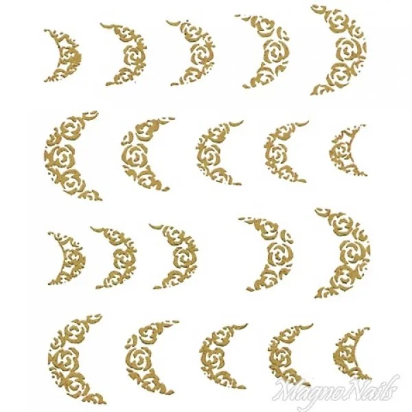 2D Nail Art One Stoke Sticker