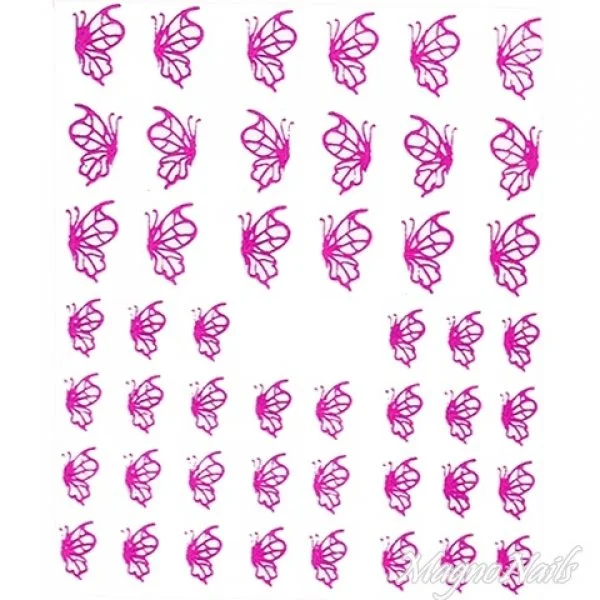 2D Nail Art One Stoke Sticker