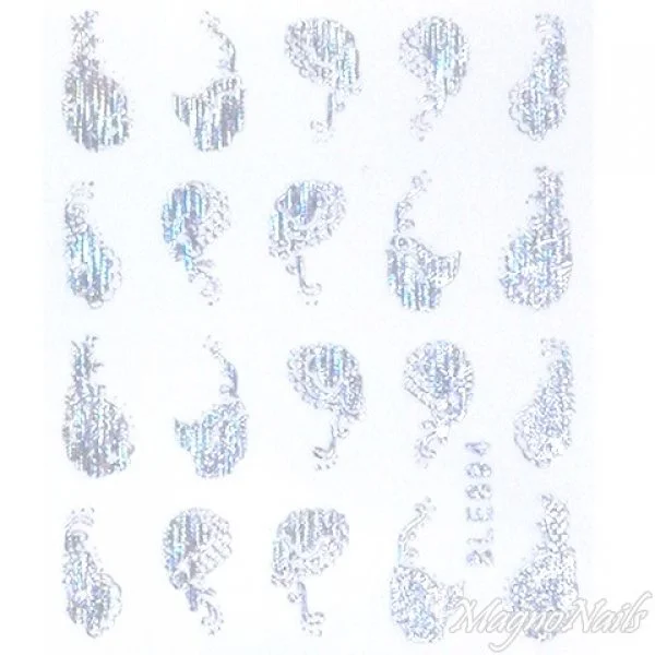 2D Nail Art One Stoke Sticker