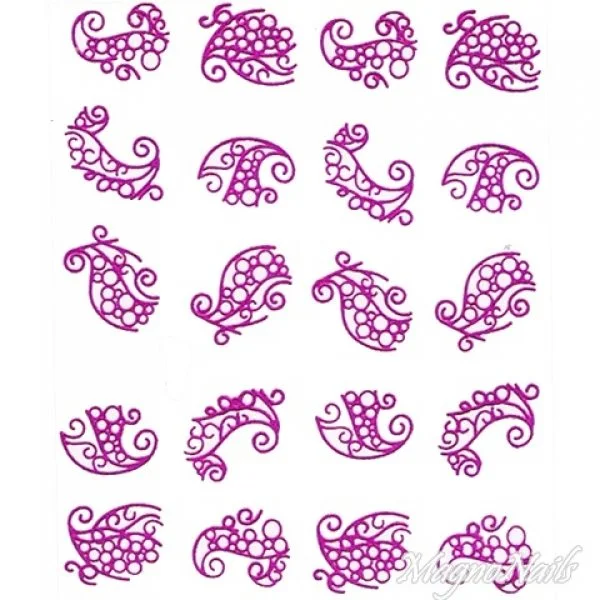 2D Nail Art One Stoke Sticker