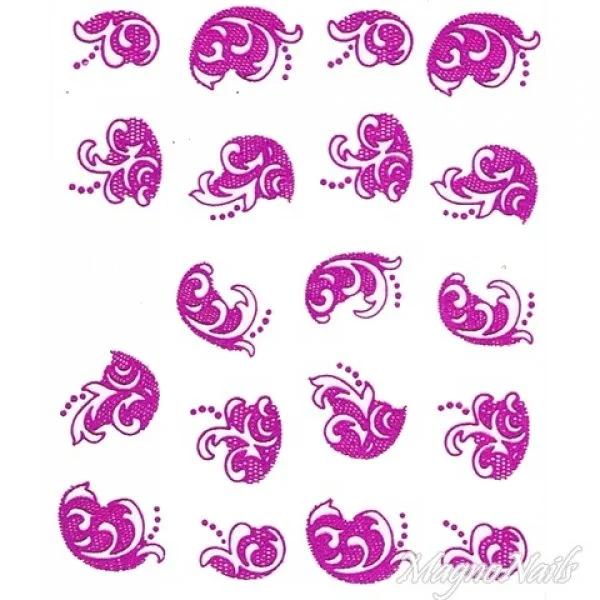 2D Nail Art One Stoke Sticker