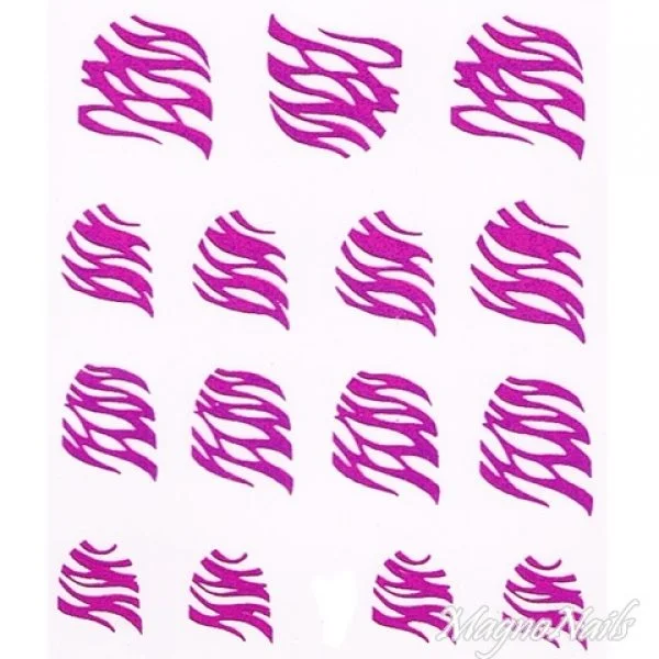 2D Nail Art One Stoke Sticker