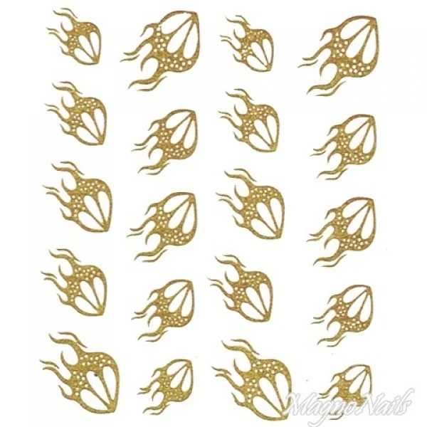 2D Nail Art One Stoke Sticker