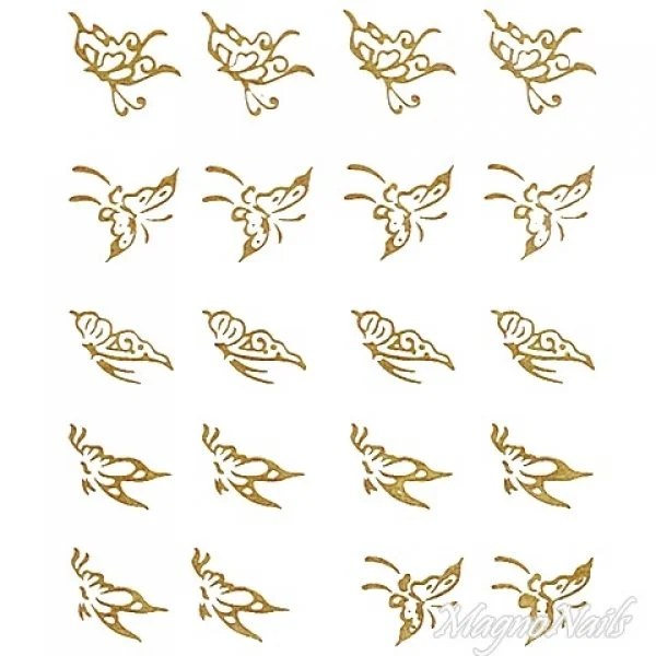 2D Nail Art One Stoke Sticker