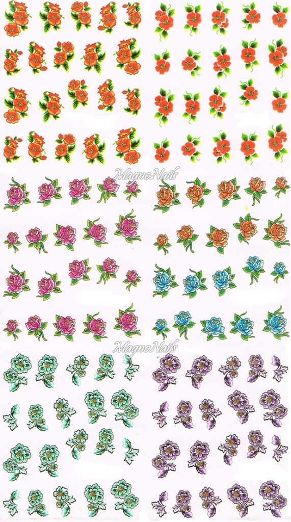 2D Nail Art Sticker