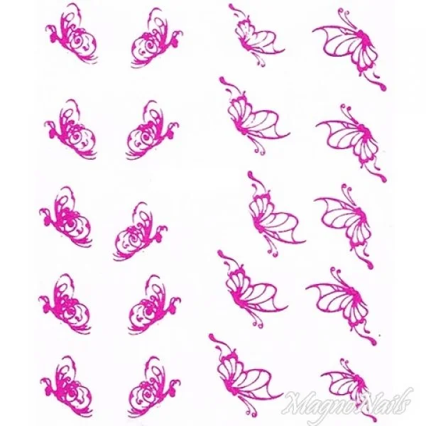 2D Nail Art One Stoke Sticker