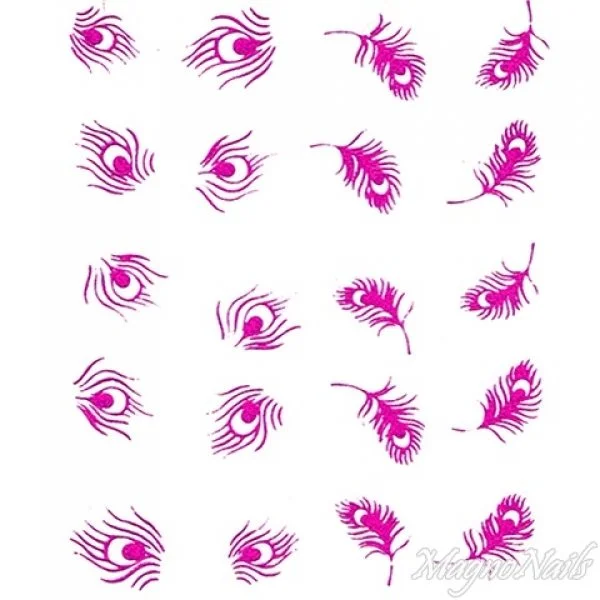 2D Nail Art One Stoke Sticker