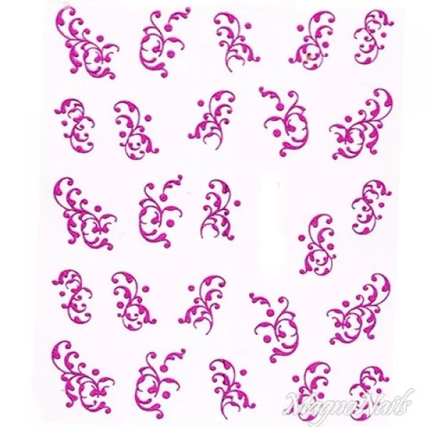 2D Nail Art One Stoke Sticker