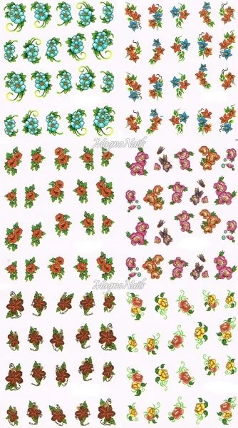 2D Nail Art Sticker