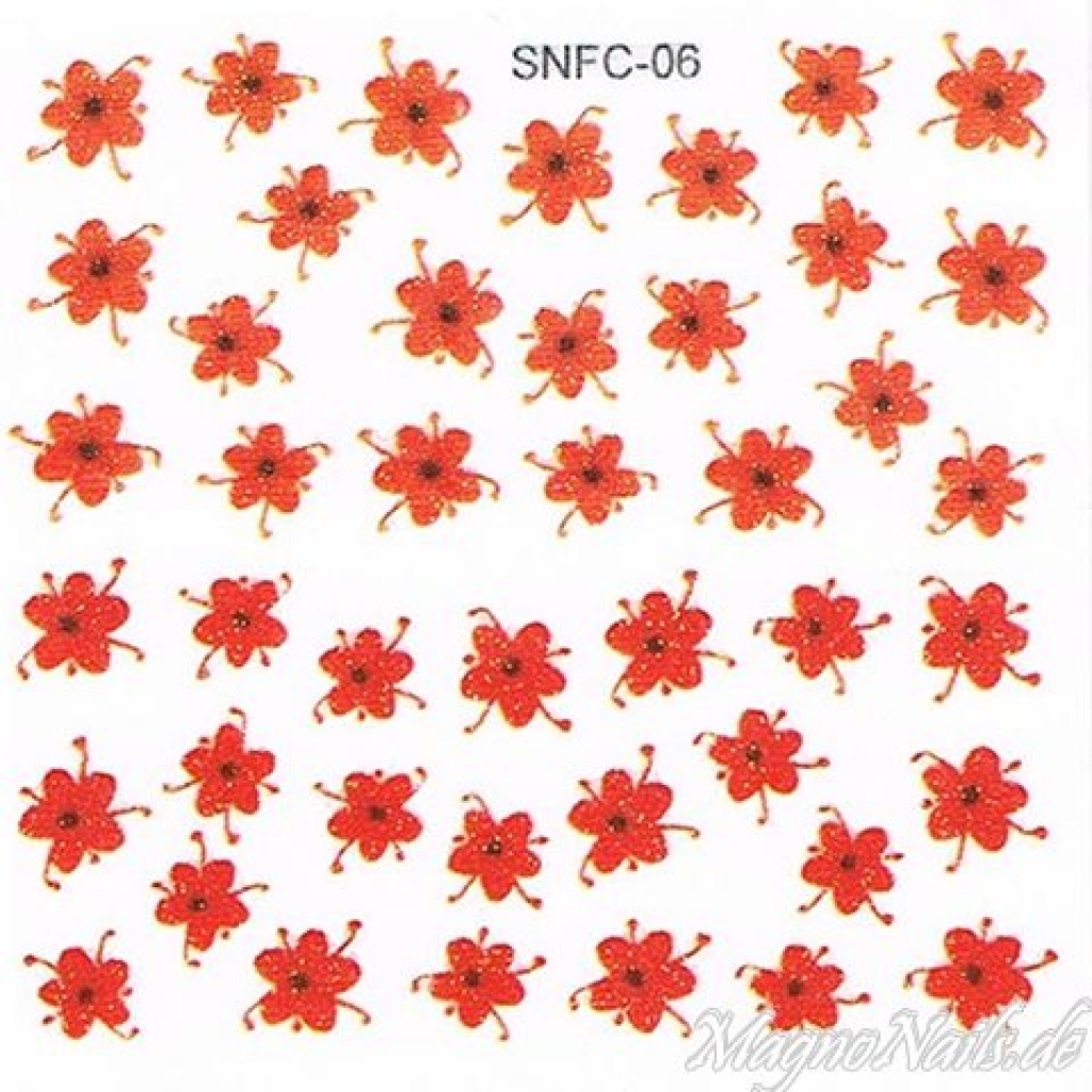 2D Nail Art Sticker