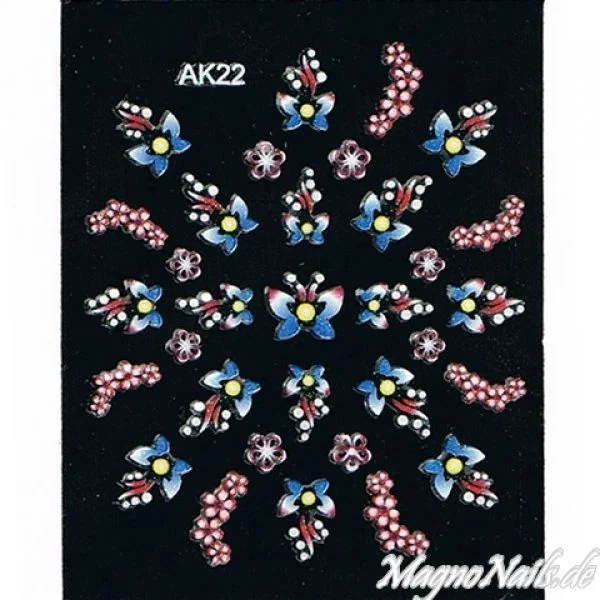 3D Nail Sticker Seblstklebende Aufkleber Nagelsticker Nagelaufkleber